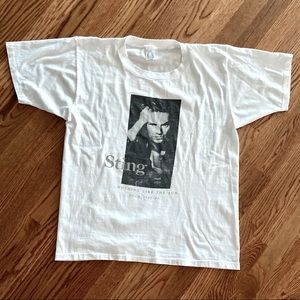 🐝Sting SINGLE STITCHES 🎸VINTAGE 1987 Tour Concert T-shirt M